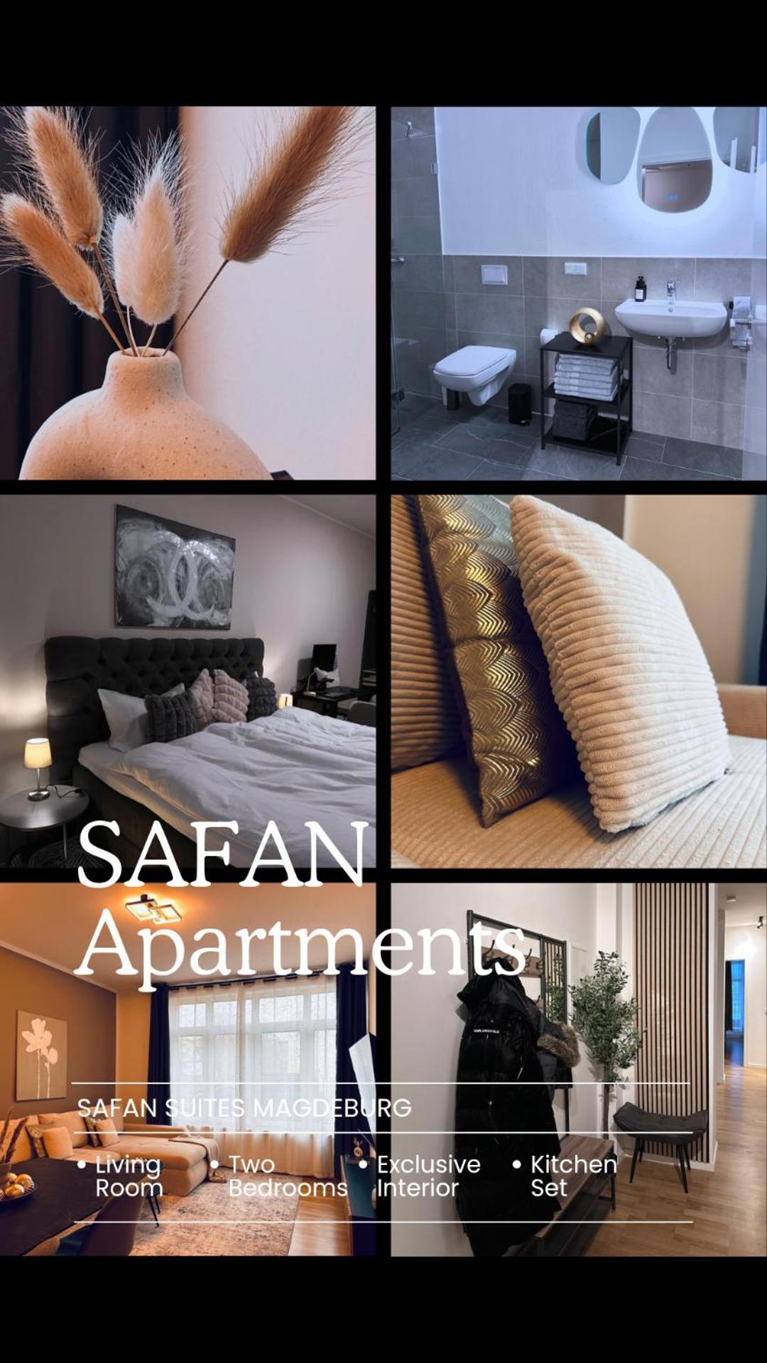 Safan Suites I Elbnah I Balkon I Uniklinik I Parkplatz Magdeburg Ngoại thất bức ảnh